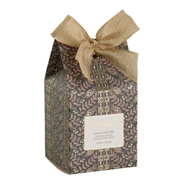 Candela profumata - Fétés Enchantées - "Sapin Doré" - Mathilde M. - 160 gr