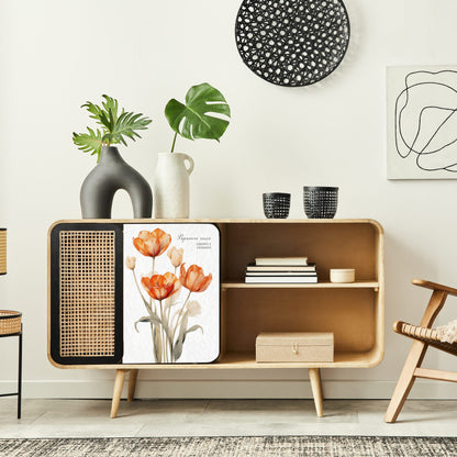 Dècoupage Botanical Vintage - Papavero Rosso