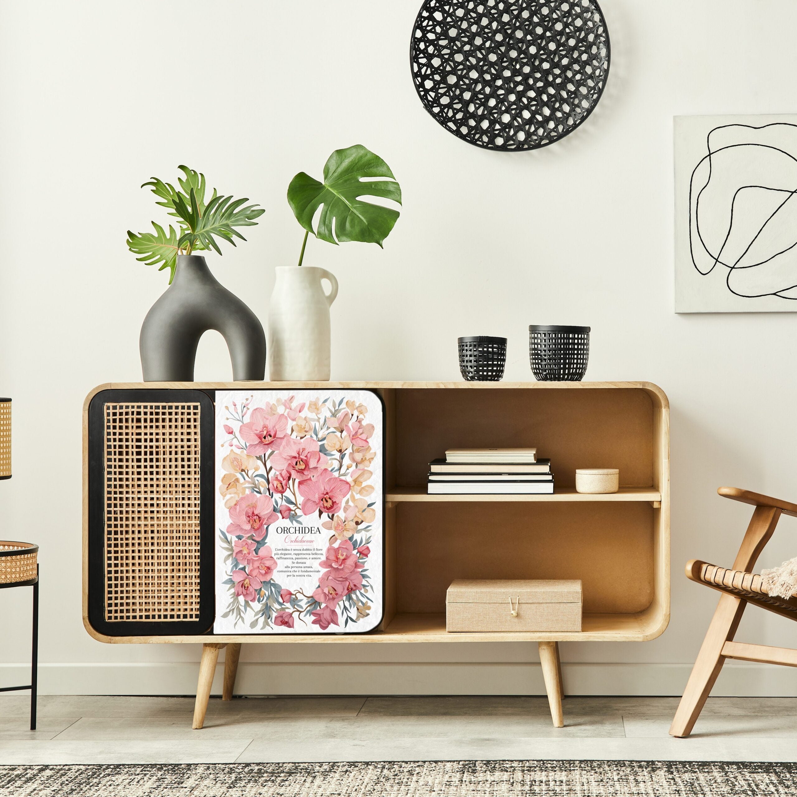 Dècoupage Botanical Vintage - Bouquet Orchidea