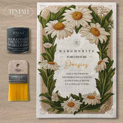 Dècoupage Botanical Vintage - Vintage Margherite