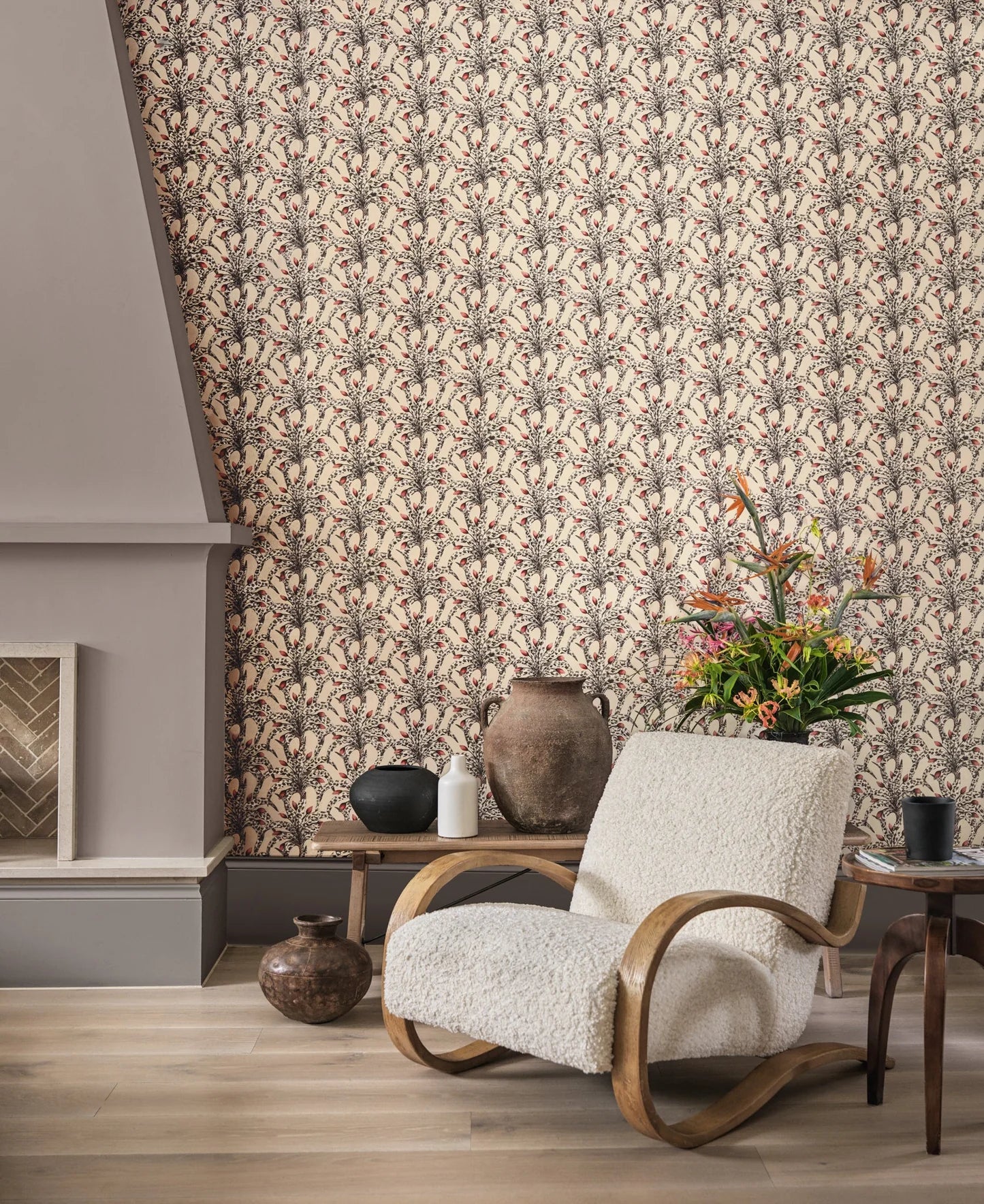 Carta da Parati “Afrika Damask beige" | COLE & SON ARDMORE BAOBAB