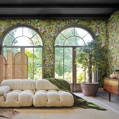 Wallpaper "Sticky Grass Aquamarine" | Harlequin