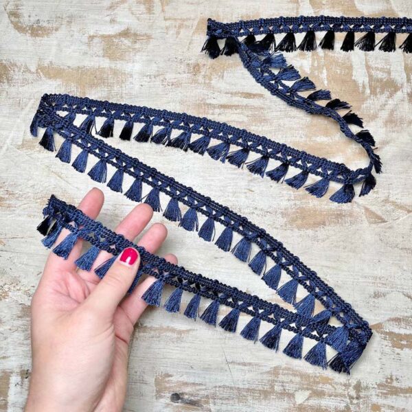 Bordo "Nappine Ravenna" Passamaneria Italiana - 3,5 cm