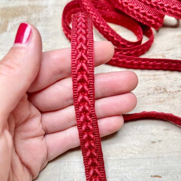 Bordo "Delicato Bordeaux" Passamaneria Italiana - 1,2 cm