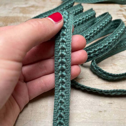 Bordo "Delicato Verdone" Passamaneria Italiana - 1,2 cm