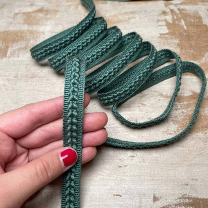 Bordo "Delicato Verdone" Passamaneria Italiana - 1,2 cm