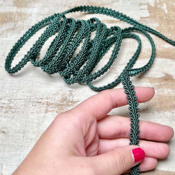 Bordo "Ricciolo Verdone" Passamaneria Italiana - 0,9 cm