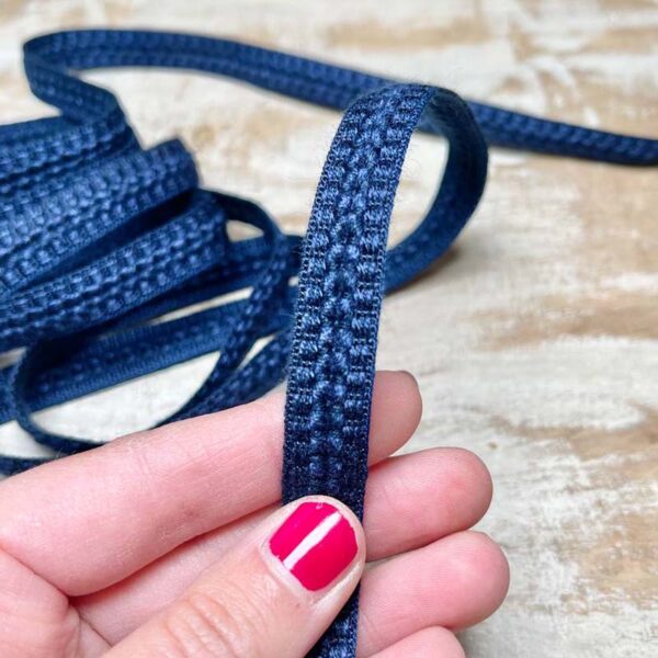 Bordo "Sinfonia Blu" Passamaneria Italiana - 1,2 cm