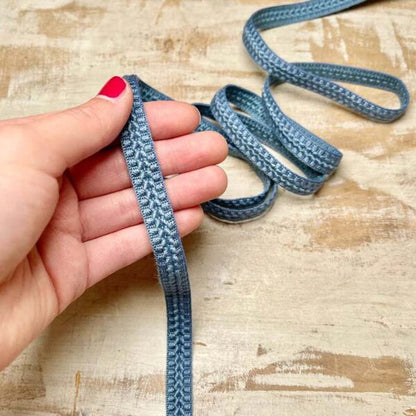 Bordo "Sinfonia Turchese" Passamaneria Italiana - 1,2 cm