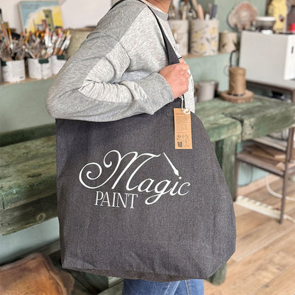 Borsa misto Cotone Grigio Antracite - Magic Paint