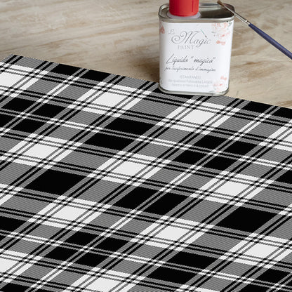 Stampa Trasferibile "COUNTRY, TARTAIN" 28x40 cm