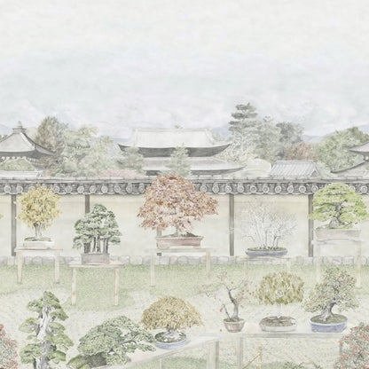 Carta da parati "Bonsai Garden grigia" - YOKU | COLE&SON