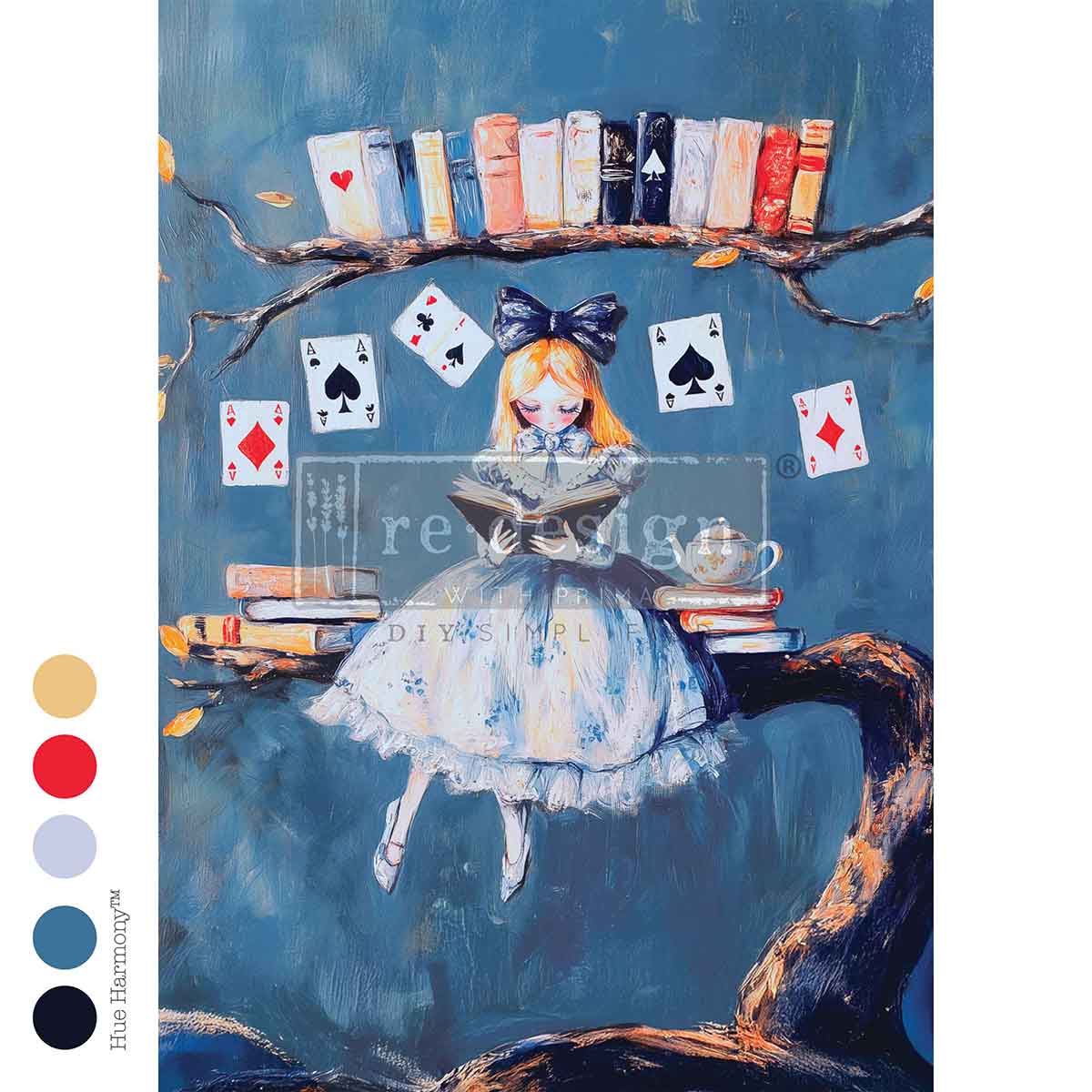 Carta de Fibra para Decoupage "Corona de Susurros" A4 - 21x29,7cm