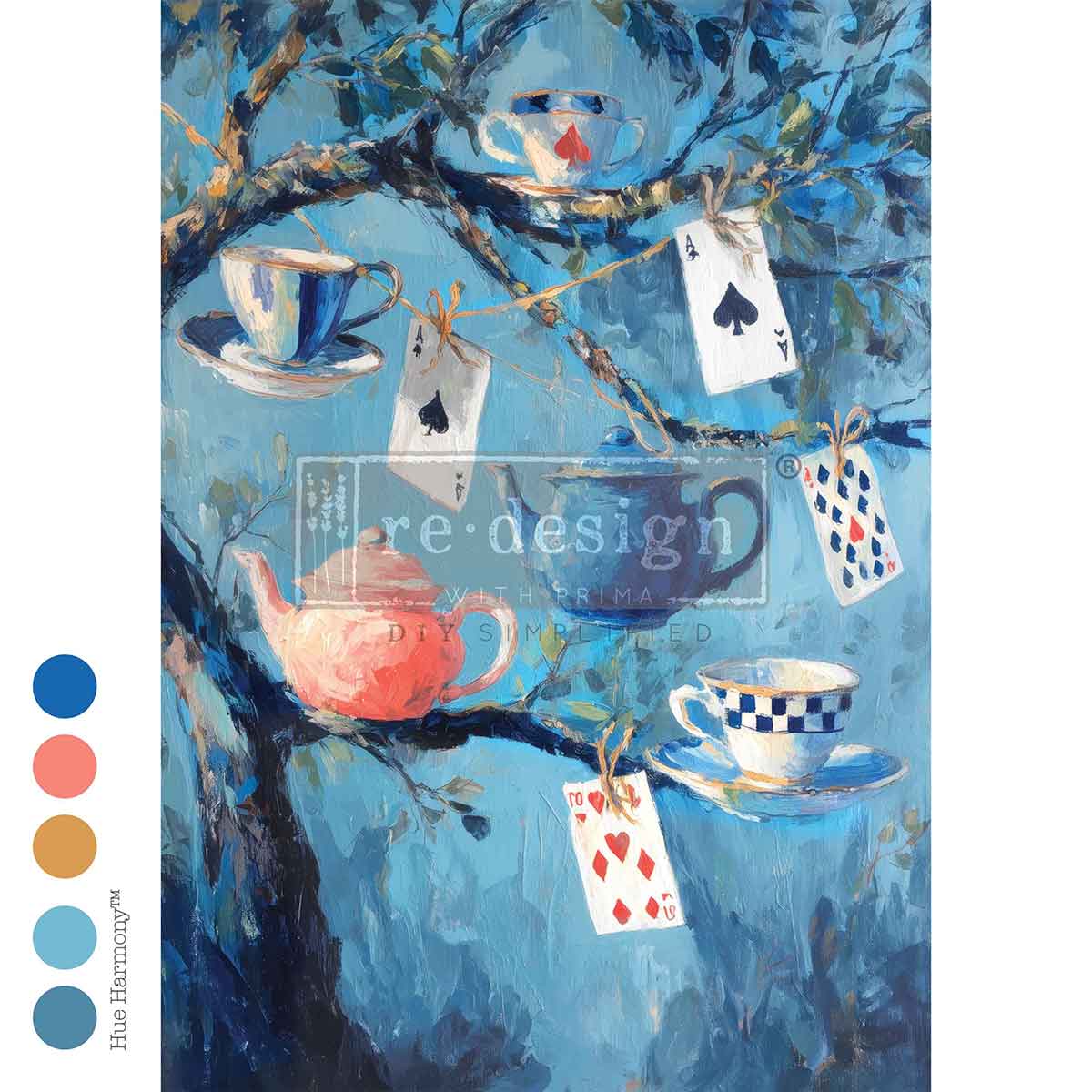 Carta de Fibra para Decoupage "Corona de Susurros" A4 - 21x29,7cm