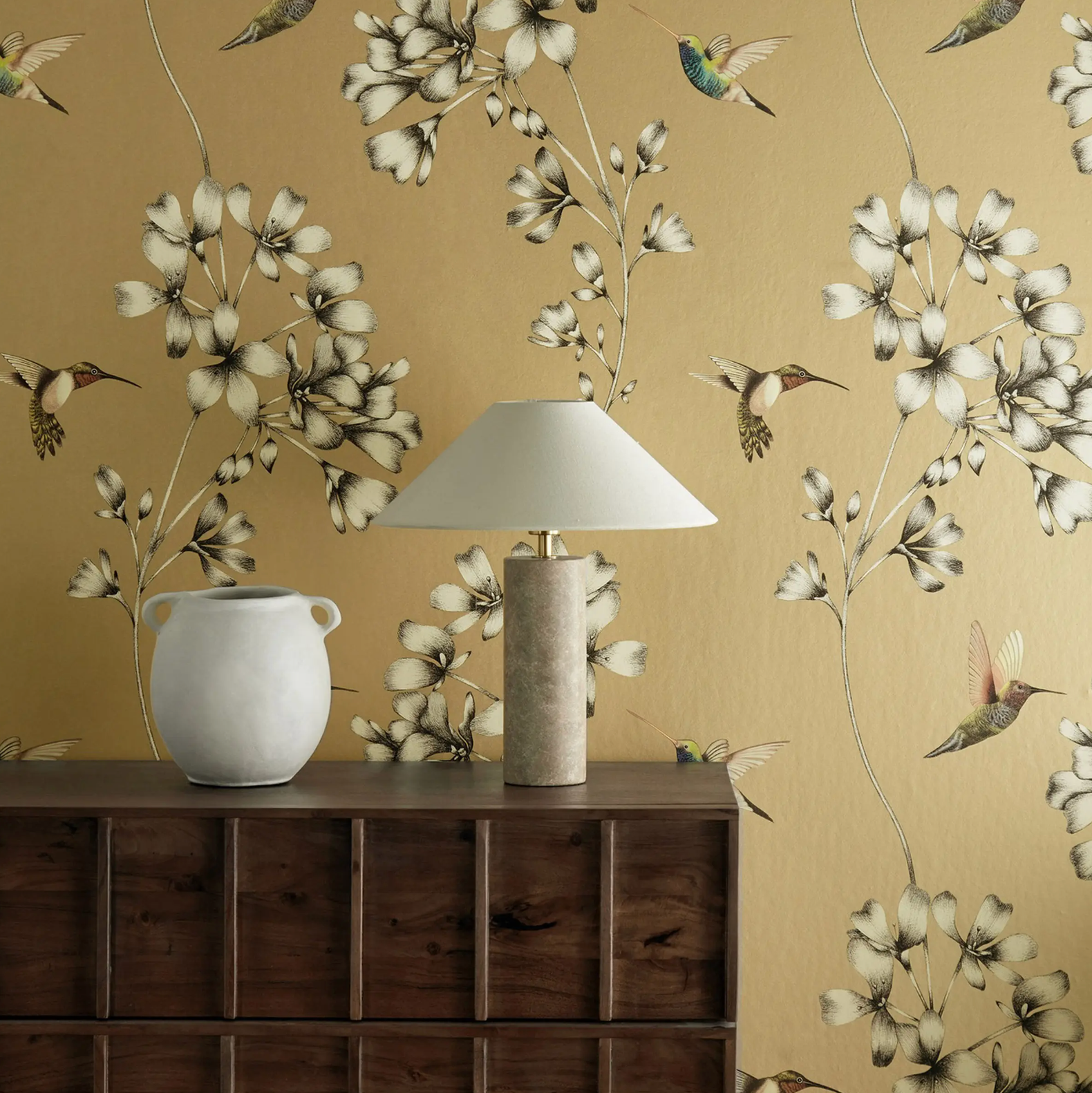 Carta da Parati “Amazilia Bronzo” | HARLEQUIN