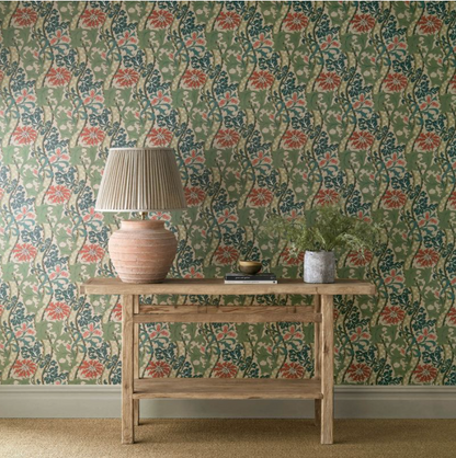 Tapete "YEW & ARIL SPEARMINT" Morris & Co. - Sanderson