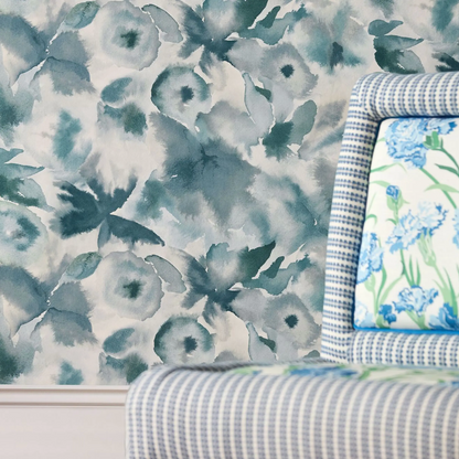 Carta da Parati “Flores Azzurra” | HARLEQUIN