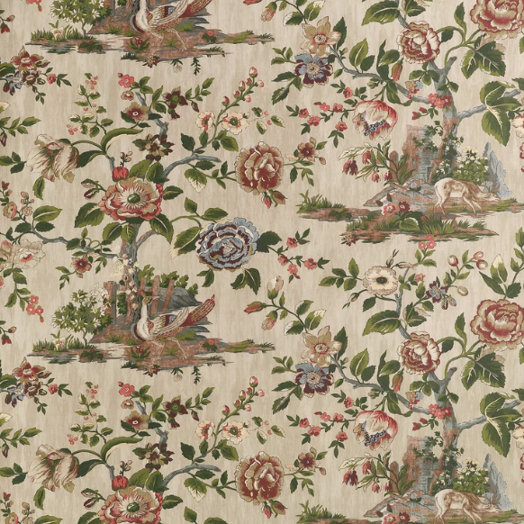 Carta da Parati “Forest Lodge Marrone Chiaro” Boxwood | THIBAUT
