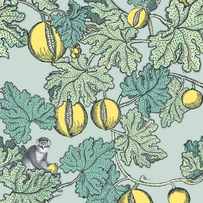 Carta da Parati "Frutto proibito azzurro" Fornasetti | COLE & SON