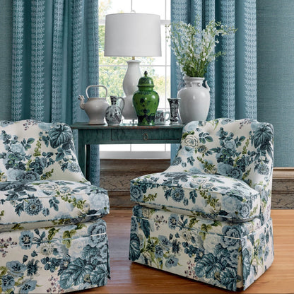 Papier peint « HERBE ADHÉSIVE AQUAMARINE » | HARLEQUIN