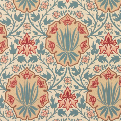 Papier peint "YEW & ARIL SPEARMINT" Morris & Co. - Sanderson
