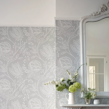 Papier peint « HERBE ADHÉSIVE AQUAMARINE » | HARLEQUIN