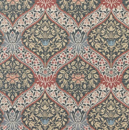 Papier peint "YEW & ARIL SPEARMINT" Morris & Co. - Sanderson