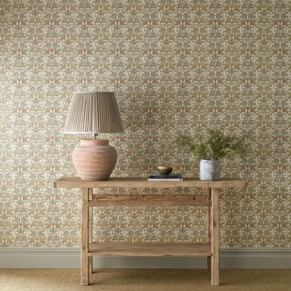 Papier peint "YEW & ARIL SPEARMINT" Morris & Co. - Sanderson