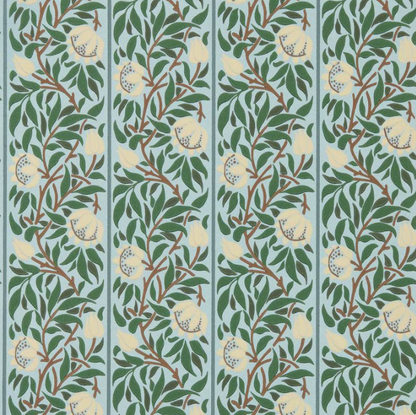 Carta da Parati "Peony Trellis Azzurro" MORRIS & CO. | THE HUNTINGTON