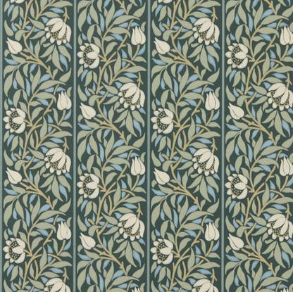 Papier peint "YEW & ARIL SPEARMINT" Morris & Co. - Sanderson