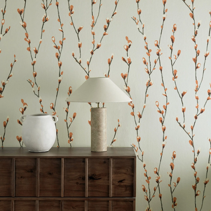 Papier peint « HERBE ADHÉSIVE AQUAMARINE » | HARLEQUIN