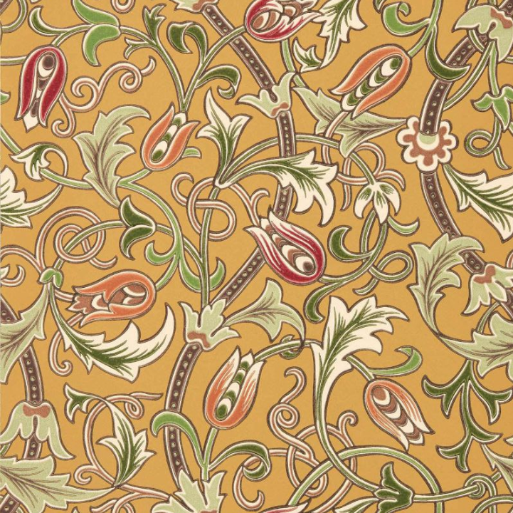 Tapete "YEW & ARIL SPEARMINT" Morris & Co. - Sanderson