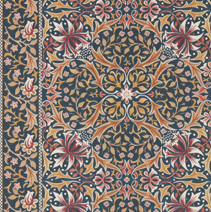 Papel pintado "YEW & ARIL SPEARMINT" Morris & Co. - Sanderson