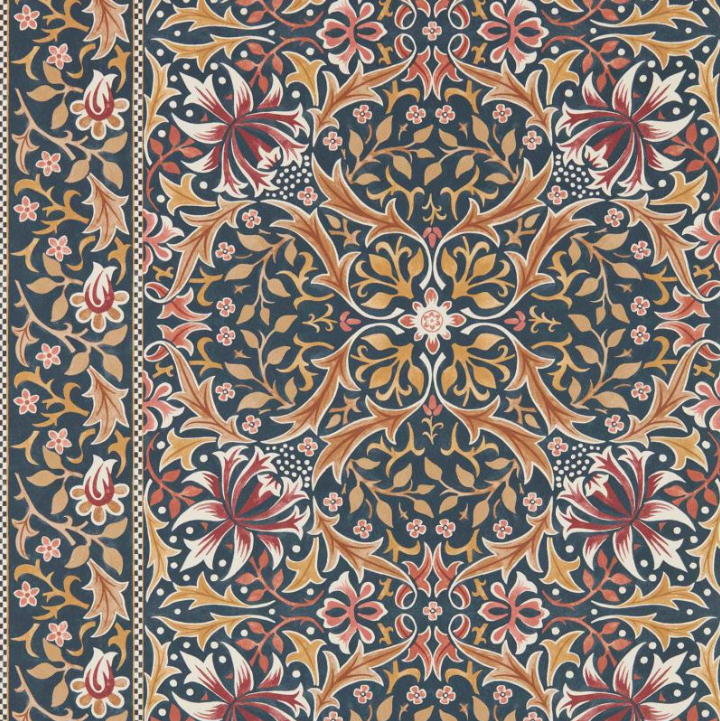 Papel pintado "YEW & ARIL SPEARMINT" Morris & Co. - Sanderson