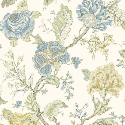Carta da parati "Arles Beige/Azzurro" - Provence - WALLQUEST