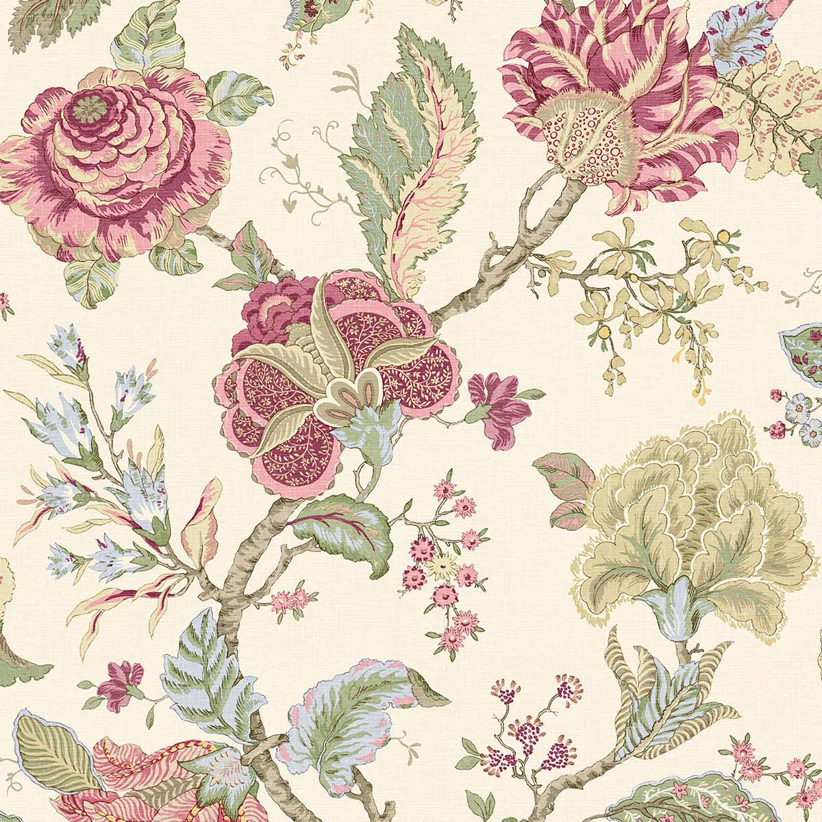 Carta da parati "Arles Beige/Rosa" - Provence - WALLQUEST