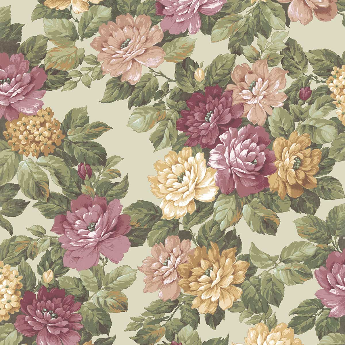 Wallpaper "Imperial – Ancient Green," by the meter or by the roll