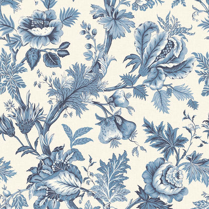Carta da parati "Cabris Blu" - Provence - WALLQUEST