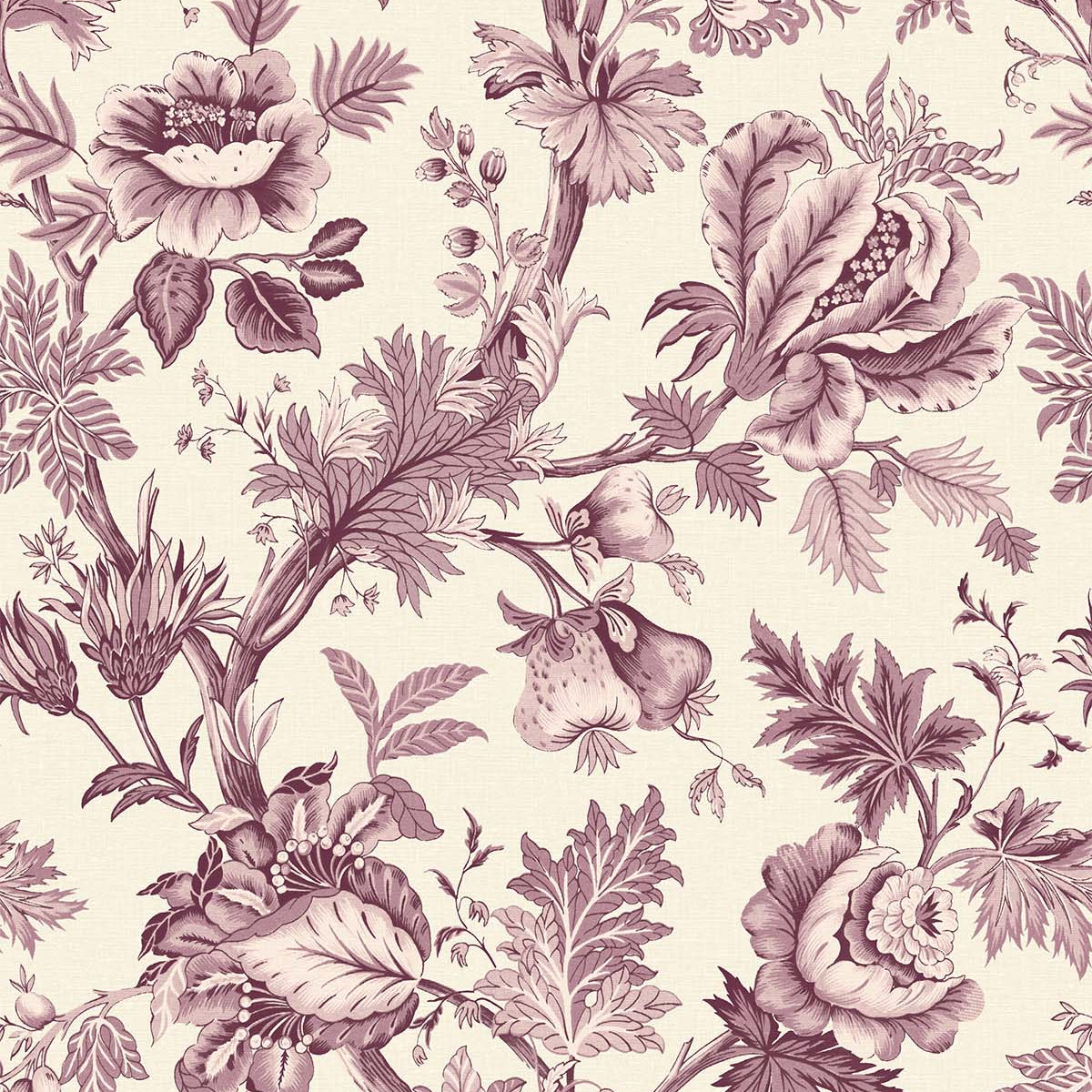 Carta da parati "Cabris Rosa" - Provence - WALLQUEST