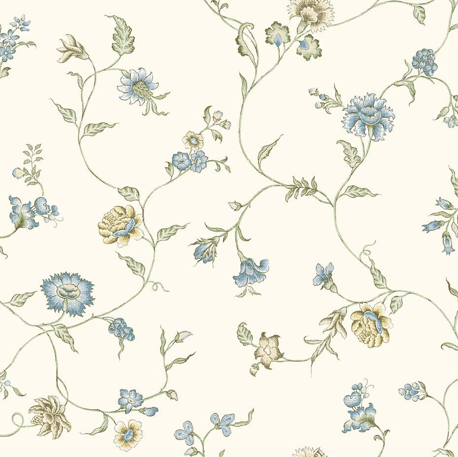 Carta da parati "Cassis Azzurro Chiaro" - Provence - WALLQUEST