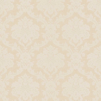 Carta da parati "Damascato Classico Beige Caldo", a metraggio o a rotolo