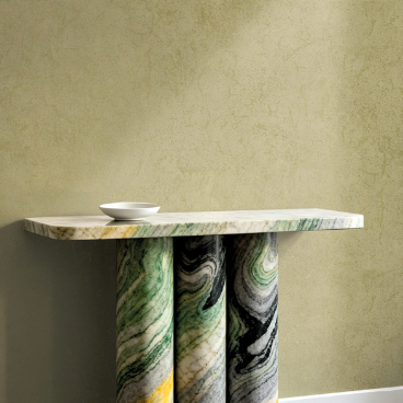 Wallpaper "Imperial – Ancient Green," by the meter or by the roll