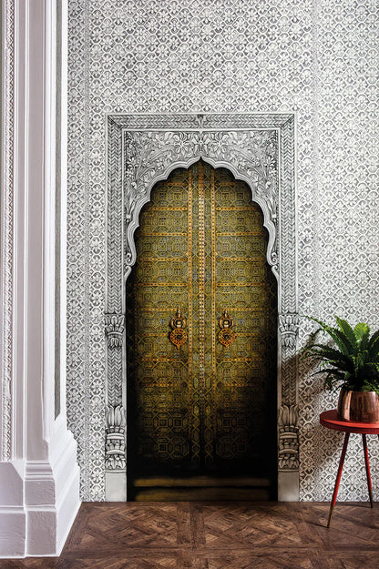 Carta da Parati "MARTYN LAWRENCE BULLARD" Jali trellis bianco | COLE & SON