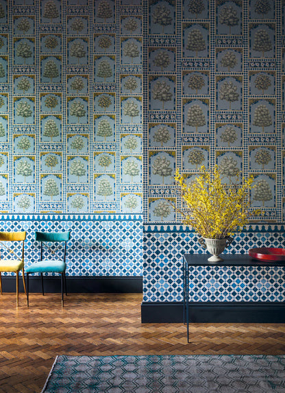 Carta da Parati "MARTYN LAWRENCE BULLARD" Sultan's Palace azzurro | COLE & SON