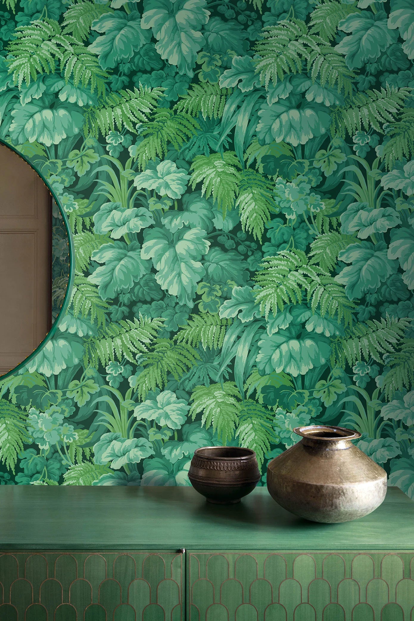 Carta da Parati "MARTYN LAWRENCE BULLARD" Royal Fernery verde acceso | COLE & SON