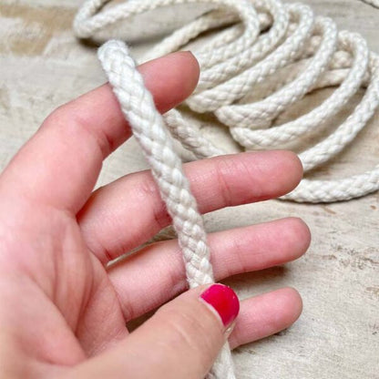 Cordone "Naturale Intreccio Nodini" Passamaneria Italiana - 0,7 cm