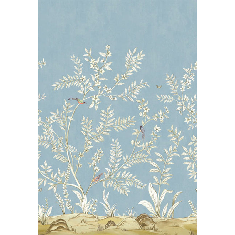 Carta da parati - "Vining Beauty Mural - Century Blue" | WALLQUEST - DAISY BENNETT
