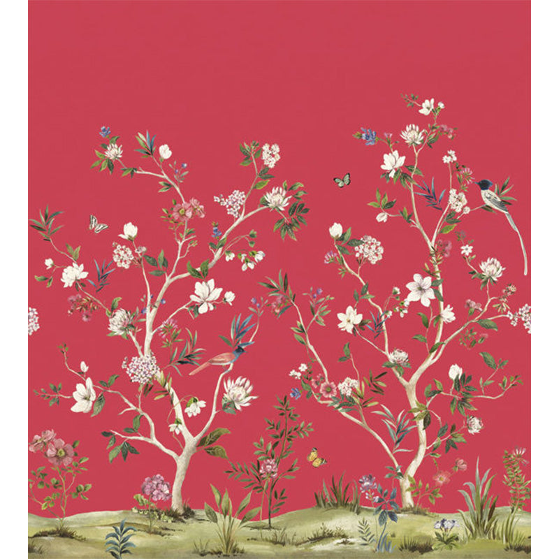 Carta da parati - "Chinoiserie Magnolia Mural - Cherry" | WALLQUEST - DAISY BENNETT