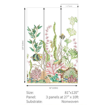 Carta da parati - "Nautical Mural - White" | WALLQUEST - DAISY BENNETT