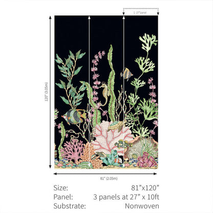 Carta da parati - "Nautical Mural - Noir" | WALLQUEST - DAISY BENNETT